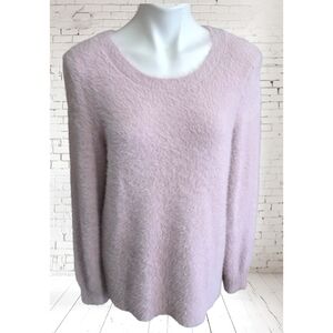 GAIAM Eyelash Sweater Light Pink Size L